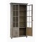 Homeroots 48in Antiqued White Solid Wood Frame China Cabinet With Four Shelves 489023 - alternate 4