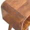 Homeroots 16" Brown Solid Wood Square Nightstand 651546 - alternate 16