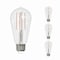 Bulbrite LED Filament, 8.5 Watt Dimmable ST18 Light Bulb, Clear Glass Finish, E26 Base, 5000K, 800Lumens, 4PK 862098 - alternate 1