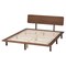 Baxton Studio Alyssa Japandi Walnut Brown Wood Queen Size Platform Bed 252-13951-ZORO - alternate 10