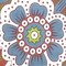 Homeroots 88" X 84" Green Red And White Floral Cotton Hanging Tapestry 397431 - alternate 6