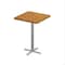 Correll Square Cafe Table, 24 in W, 24 in L, 42 in H, Particleboard Top, Medium Oak SXB24S-06-98-06 - alternate 1