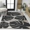 Jonathan Y Allison Classic Beach Stripe and Monstera Leaf Black/Beige 3 ft. x 5 ft. Indoor/Outdoor Area Rug TSN400A-3 - alternate 8