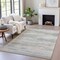 Homeroots 5' X 8' Linen And Beige Abstract Washable Indoor Outdoor Area Rug 631114 - alternate 6