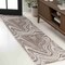 Jonathan Y Eleni Contemporary Glam Abstract Marble Brown/Cream 2 ft. x 8 ft. Runner Rug SEU301B-28 - alternate 1