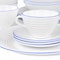 Oster Juego De Vajilla 16 Piece Opal Glass Dinnerware Set in White 130985.16 - alternate 10