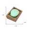 Homeroots Traditional Solid Teak Wall Mount Soap Dish 475842 - alternate 8