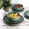 Soho Lounge Bryant Park 12 Piece Reactive Stoneware Dinnerware Set in Sage Green 750123473M - alternate 7