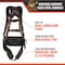Malta Dynamics Warthog Comfort Maxx Full Body Harness, S/M, 130-310 lb, Quick Connect Chest/ Side D-Ring B2301 - alternate 8