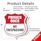 Signmission Private Dock Shield Sign No Trespassing, 6 inch X 6 inch, Plastic Sign, 2PK SHI-P-2PACK-6-434 - alternate 6