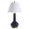 Jonathan Y Copenhagen 29" Ceramic/Metal LED Table Lamp, Navy/Brass JYL6207A - alternate 8