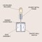 Jonathan Y Turing 5" 1-Light Metal LED Wall Sconce, Chrome JYL7455A - alternate 14