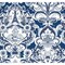 A-Street Prints Sadie Navy Parisian Damask Wallpaper 2973-90885 - alternate 1