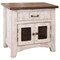Homeroots 27" White One Drawer Nightstand 527052 - alternate 1