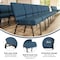 Flash Furniture Blue Fabric Church Chair, PK4 4-FD-CH0221-4-GV-BLUE-BAS-GG - alternate 10