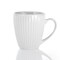 Elama Elle 12 Piece Round Porcelain Mug Set in White EL-ELLE12PC - alternate 10