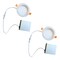 Bulbrite 4" Canless 2700K, 65w Equivalent, New Construction Integrated LED Recessed Light Kit Metal JBOX, 2PK 861666 - alternate 1