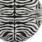 Homeroots 8' Black And Ivory Round Animal Print Washable Indoor Outdoor Area Rug 600590 - alternate 9