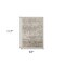Homeroots 8' X 10' Blue and Orange Floral Stain Resistant Indoor Outdoor Area Rug 531510 - alternate 8