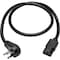 Eaton Tripp Lite Series Computer Power Cord, Right-Angle NEMA 5-15P to C13 - Heavy-Duty, 15A, 125V, 14 P007-003-15D - alternate 4