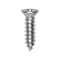 Auveco 8 x 5/8in Phillips Flat Head Tapping Screw with #6 Head Ab, 100PK 5656 - alternate 1