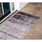 Homeroots 3' X 5' Purple Ombre Washable Non Skid Indoor Outdoor Area Rug 563667 - alternate 1