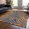 Homeroots 8' X 10' Navy Blue And Pink Animal Print Washable Indoor Outdoor Area Rug 600681 - alternate 9