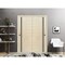 Sartodoors Sliding Closet Bypass Doors, Planum 0011 Natural Veneer and Aluminum Strips, Sturdy Rails Moldings PLANUM0011DBD-SHP-36 - alternate 1