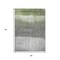 Homeroots 5' X 8' Fern Green And Gray Abstract Washable Indoor Outdoor Area Rug 632048 - alternate 9