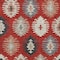 Homeroots 5' X 8' Red Ivory And Salmon Southwestern Washable Indoor Outdoor Area Rug 615165 - alternate 9