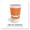 Perk Insulated Paper Hot Cups, 16 oz, White/Orange, 360PK PK-60912CT - alternate 4
