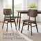 Alaterre Furniture Calais Dining Set of 2 Dining Chairs Solid Wood Chair Set w/ Minimalist Design ANCA3310 - alternate 10