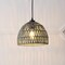 Jonathan Y Campana 10.25" 1-Light Bohemian Modern Woven Rope/Iron LED Pendant, Gray JYL6513D - alternate 11
