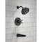 Delta Galeon 17S Tub Shower Trim with H2OKinetic, Matte Black T17472-BL - alternate 7