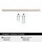 Amerock Cityscape 5-1/16 inch (128mm) Center-to-Center Satin Nickel Cabinet Pull, 25PK 25VMP37132G10 - alternate 4