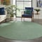 Homeroots 8' Blue Round Indoor Outdoor Area Rug 522472 - alternate 8