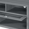 Homeroots 57in Gray Wood Enclosed and Open Storage TV Stand 724157 - alternate 8