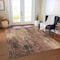 Homeroots 5' X 8' Taupe Gray And Ivory Abstract Washable Indoor Outdoor Area Rug 617675 - alternate 8