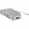 Startech.Com USB-C Multiport Adapter - 4-in-1 USB-C Video Adapter - Silver - 4K 30Hz CDPVGDVHDMDP - alternate 1