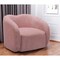 Homeroots 36" Pink And Black Faux Shearling And Upholstered Arm Chair 572310 - alternate 9