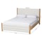 Baxton Studio Eilert Modern Cream Boucle and Oak Brown Wood Queen Bed 257-14002-ZORO - alternate 9