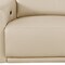 Homeroots 100" Beige Top Grain Leather Reclining Metal USB Sofa 720426 - alternate 9