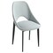 Leisuremod Amalfi Collection Modern Fabric Dining Chair in Coconut White AC48W - alternate 1