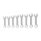 Tekton Stubby Combination Wrench Set, 8-Piece (25 - 32 mm) WCB90406 - alternate 1