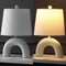 Jonathan Y Zadie 17.75" Scandinavian Minimalist Ceramic Arch LED Table Lamp, Blue Gray, 2PK JYL5503B-SET2 - alternate 7
