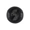 Auveco Chrysler Moulding Clip, Black Nylon, 20mm Flange, 13mm Stem, 12mm Length, 15PK 21791 - alternate 2