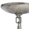 Homeroots Nickel Chandelier Iron Ceiling Light With Clear Shades 651696 - alternate 3