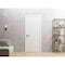 Vdomdoors Slab Door Panel 18 x 96 inches / Mela 0716 Painted White / Modern Finished Doors / Pocket Closet Sl MELA0716S-BEM-1896 - alternate 4