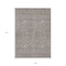 Homeroots 9' X 12' Taupe And Beige Geometric Washable Indoor Outdoor Area Rug 596217 - alternate 8