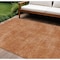 Homeroots 10' X 14' Brown Washable Indoor Outdoor Area Rug 598853 - alternate 1